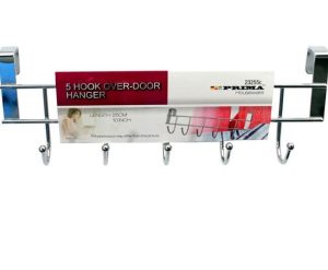 Prima 5 Hook Over-Door Hanger 25cm