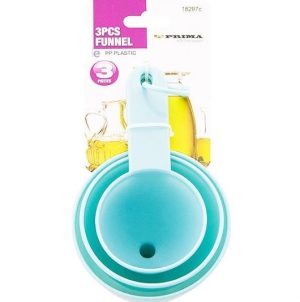Prima Plastic Funnel Sizes Pack Of 3