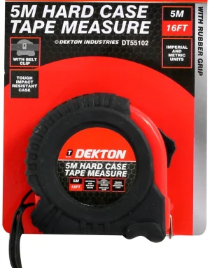 Dekton 5m Hard Case Tape Measure