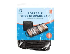 World Tour Portable Shoe Storage Bag