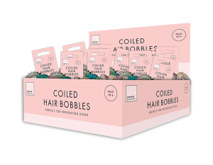 Forever Beautiful Multicoloured Coiled Hair Bobbles Pack Of 6