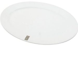 Plain White Oval Plate 35.5cm