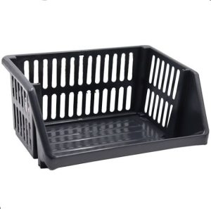 Multipurpose Stackable Storage Rack Graphite