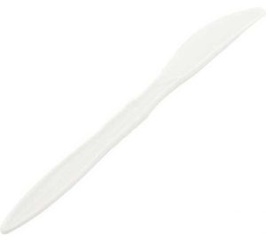 Plastic Cutlery Knives White Pack Of 100
