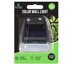 Rowan Solar-Powered LED Wall Light