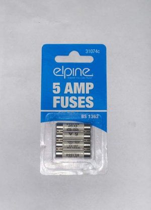 Elpine 5Amp Fuses Pack Of 4