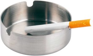 Polyflame Champ Stainless Steel 8cm Diameter Ashtray