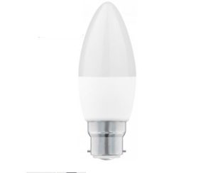 Maxim LED Light Bulb 3W=25W Candle Pearl Cool White Bayonet Cap