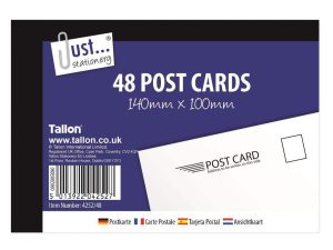 Just Stationery White Post Cards 140mm X 100mm Pack Of 48