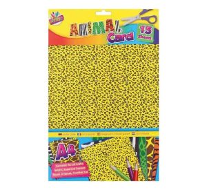 Artbox A4 Animal Print Craft Card 15 Sheets