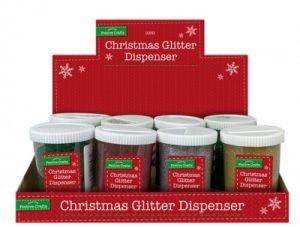 Christmas Glitter Dispenser 100g CDU