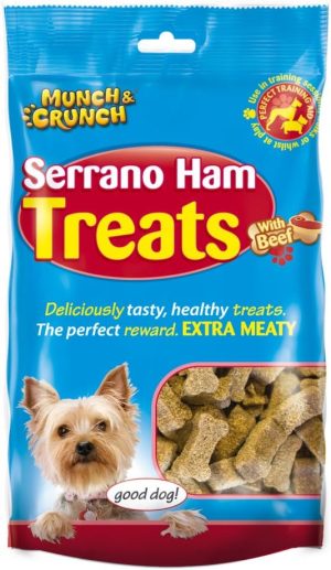 Munch & Crunch Serrano Ham & Beef Dog Treats 175G