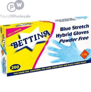 Bettina Blue Stretch Hybrid Gloves Large-Xl 200pc