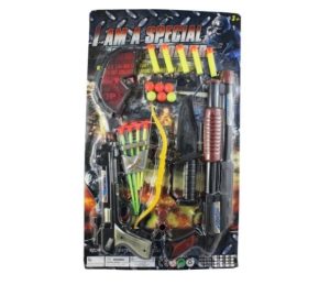 Special Force Soldier Set 2pc Gun & Bow Set With Accessories (57cm X 34cm)