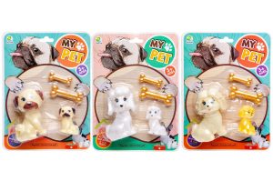 My Pet Dog & Puppy Toys Play Set 4pc