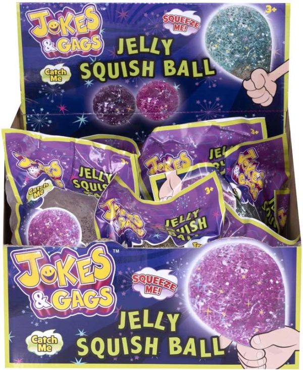 Jokes & Gags Squeezy Gel Ball Squish Toy