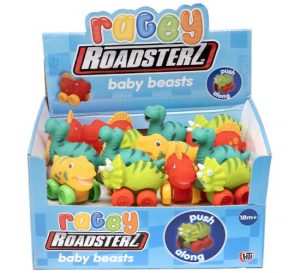 Roadsterz Racey Push Along Baby Beasts Dinosaur Vehicles