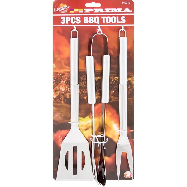 Premium Prima bbq tools set 3pc