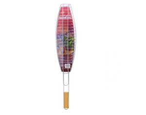 Prima Chrome BBQ Fish Grill Basket