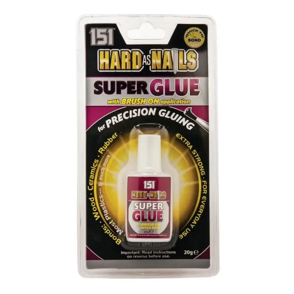 Premium 151 hard as nails brush on super glue 20g