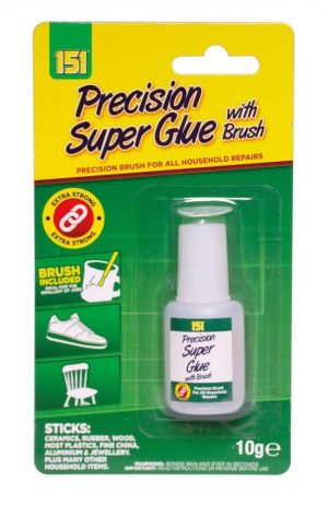 151 Precision Super Glue With Brush 10g