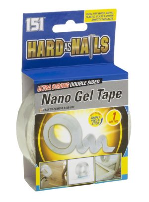 151 Hard As Nails Double-Sided Nano Gel Tape 1m