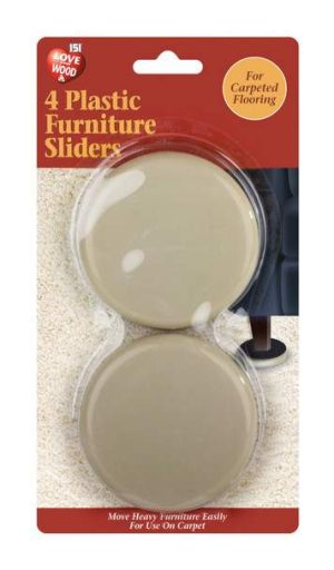 151 Love Your Wood Plastic Furniture Sliders Pack Of 4