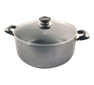 Prima Non-Stick Casserole Saucepan With Glass Lid 30cm
