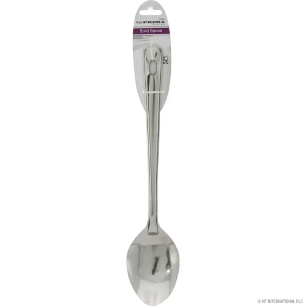 Premium Prima stainless steel solid spoon