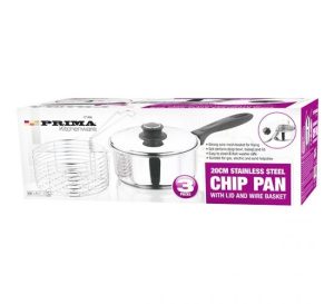 Prima Stainless Steel Chip Pan Set 20cm 3pc