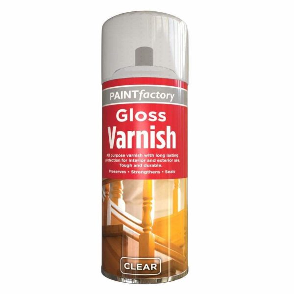 Premium Paint factory all purpose gloss varnish spray paint 400ml