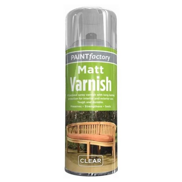 Premium Paint factory all purpose matt varnish spray paint 400ml