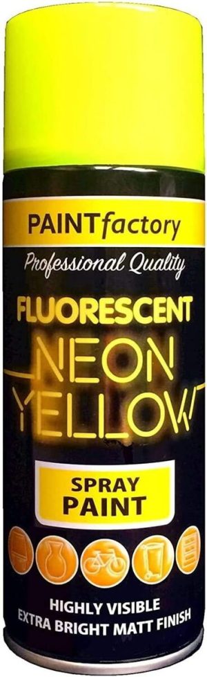 All Purpose Neon Yellow Spray Paint 400ml