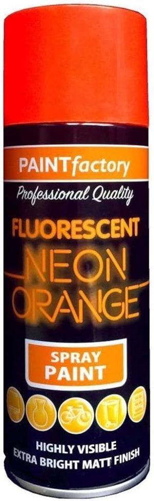 All Purpose Neon Orange Spray Paint 400ml