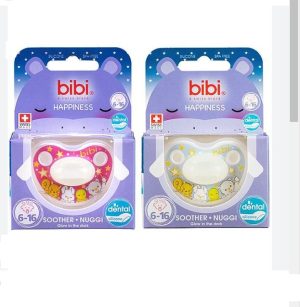Bibi Happiness 6-16 Months Natural Glow Silicone Soother