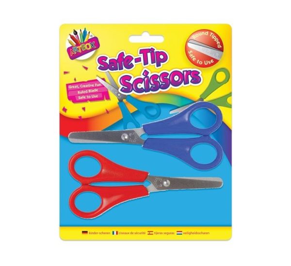 Premium Artbox safe-tip scissors pack of 2