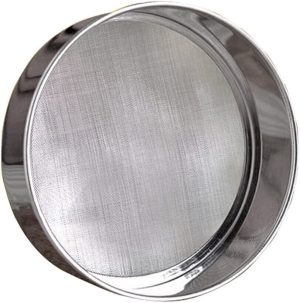 Prima Stainless Steel Round Flour Sifter 16.5cm X 5.5cm