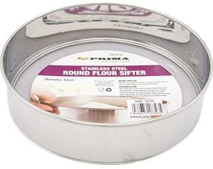Prima Stainless Steel Round Flour Sifter 8