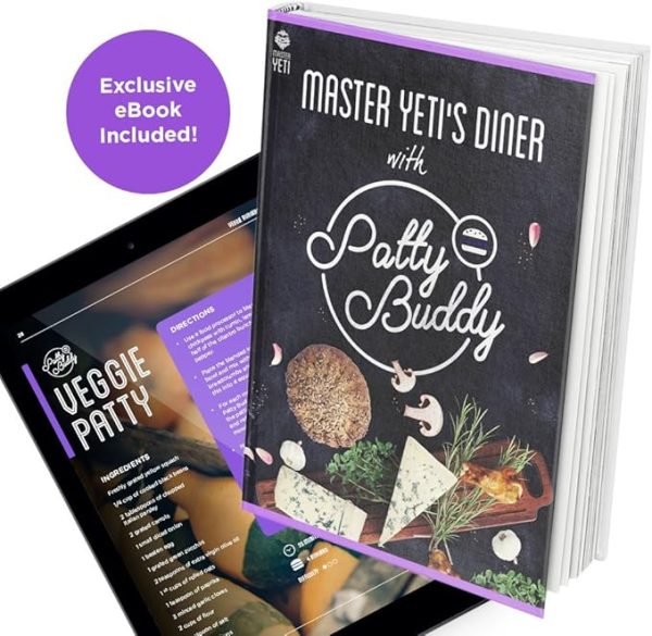 Premium Master yeti patty buddy stuffed burger press set 6pc