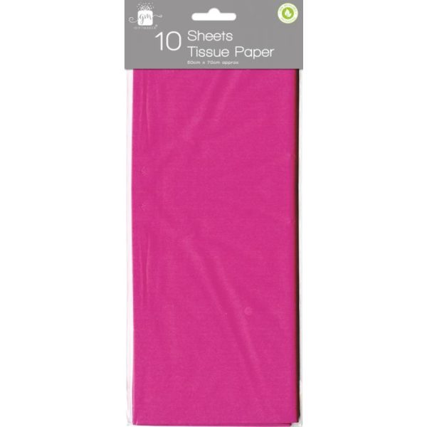 Giftmaker Pink Tissue Paper 10 Sheets 50cm X 70cm