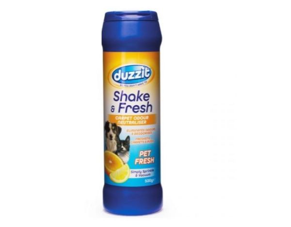 Premium Duzzit shake & fresh pet fresh carpet odour neutraliser 500g