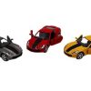 Die-Cast Metal Alloy 1:32 Scale Pull-Back Sports Car 12pc