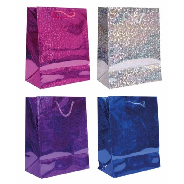 Premium Holographic gift bag small