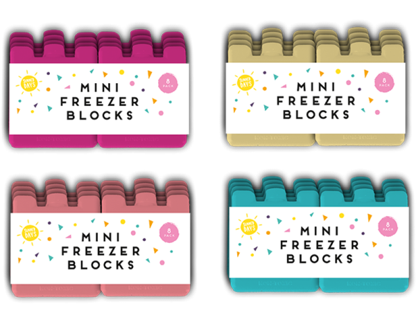 Premium Summer days mini freezer blocks pack of 8