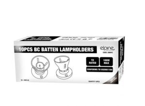 Elpine 1A-240V 100W BC Batten Lampholders