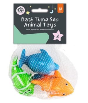 Rub A Dub Bathtime Sea Animal Bath Toys Pack Of 3