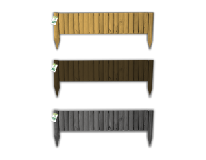 Rowan Half Log Wooden Border 1m