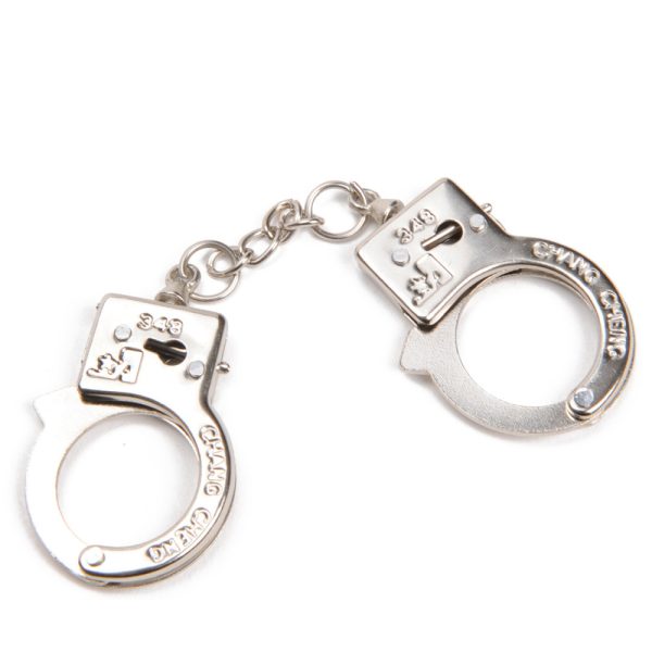 Keychain Handcuffs 12cm Strip 12pc