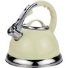 Prima Cream & Chrome Stainless Steel Whistling Kettle 3.5l