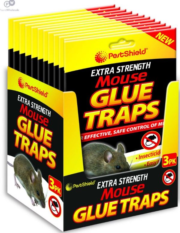 Pest Shield Extra Strength Mouse Glue Traps